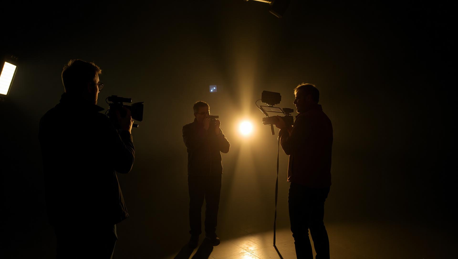 PureMedia film crew on set